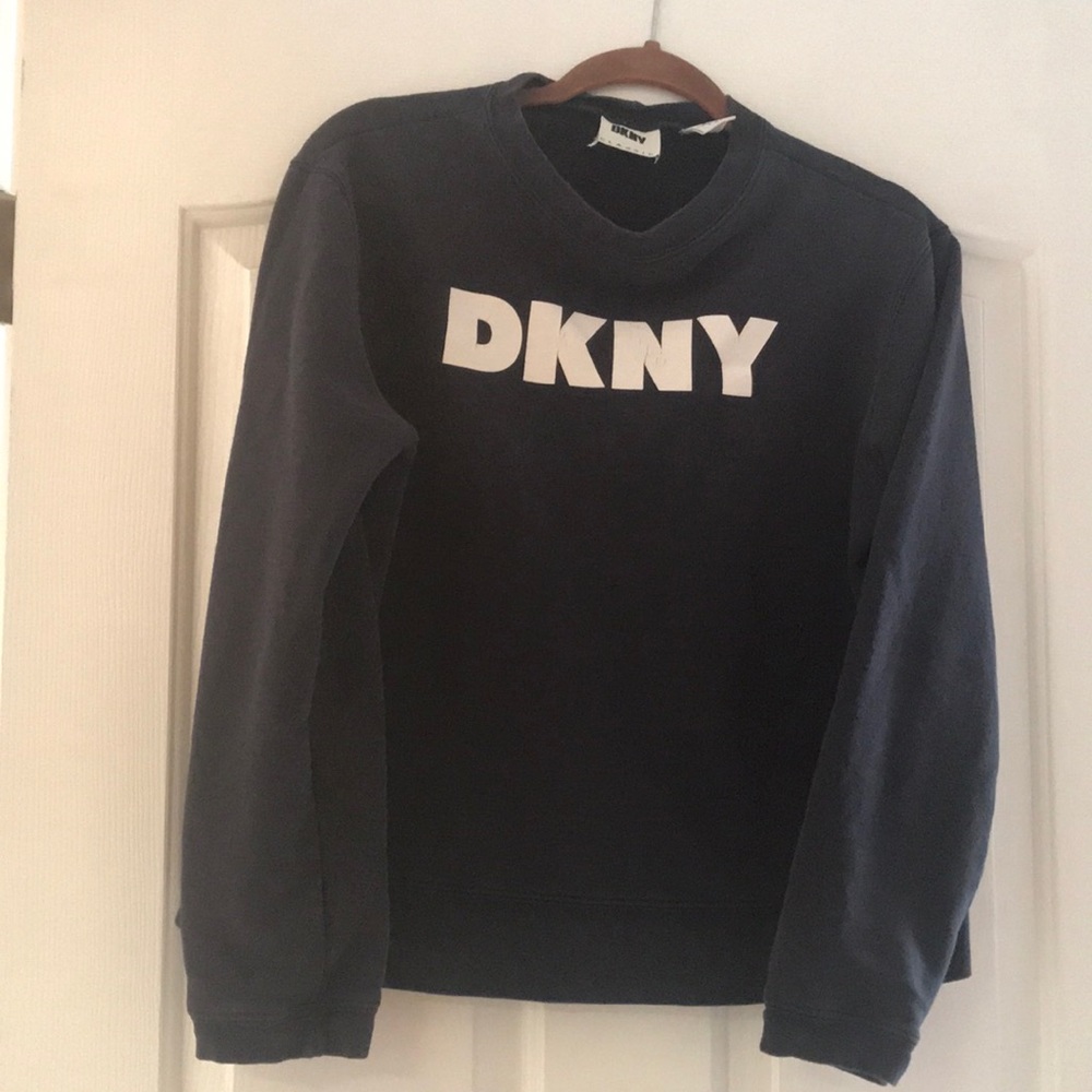 Vintage (80’s-90’s) DKNY classic crew neck hoodie.